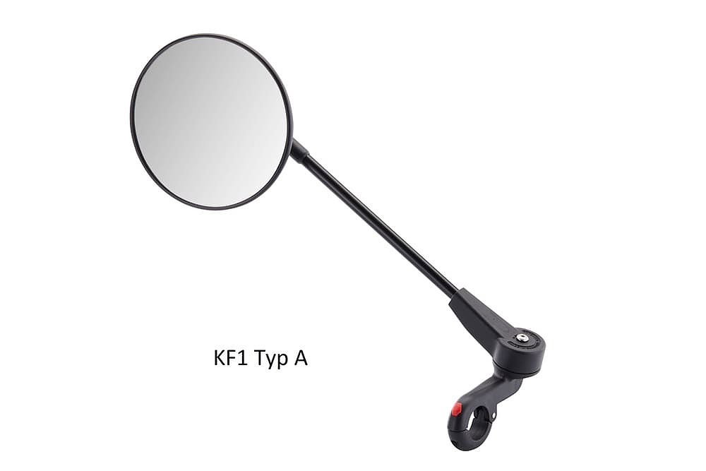 Krampe Lenkerspiegel KF1 Typ A, klappbar Lenkeraußenklemmung, links