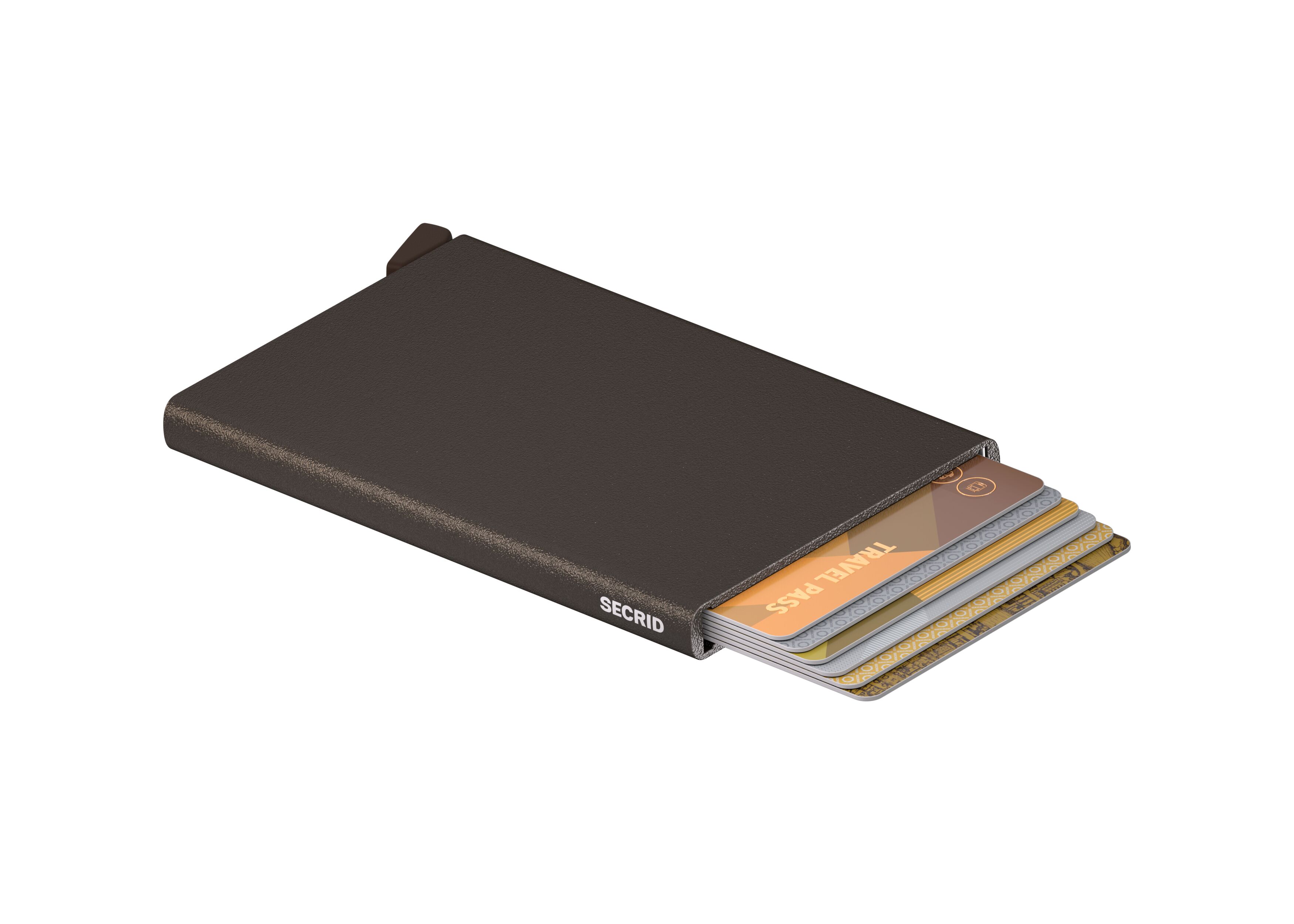 Secrid Cardprotector Powder Brown – geöffnet