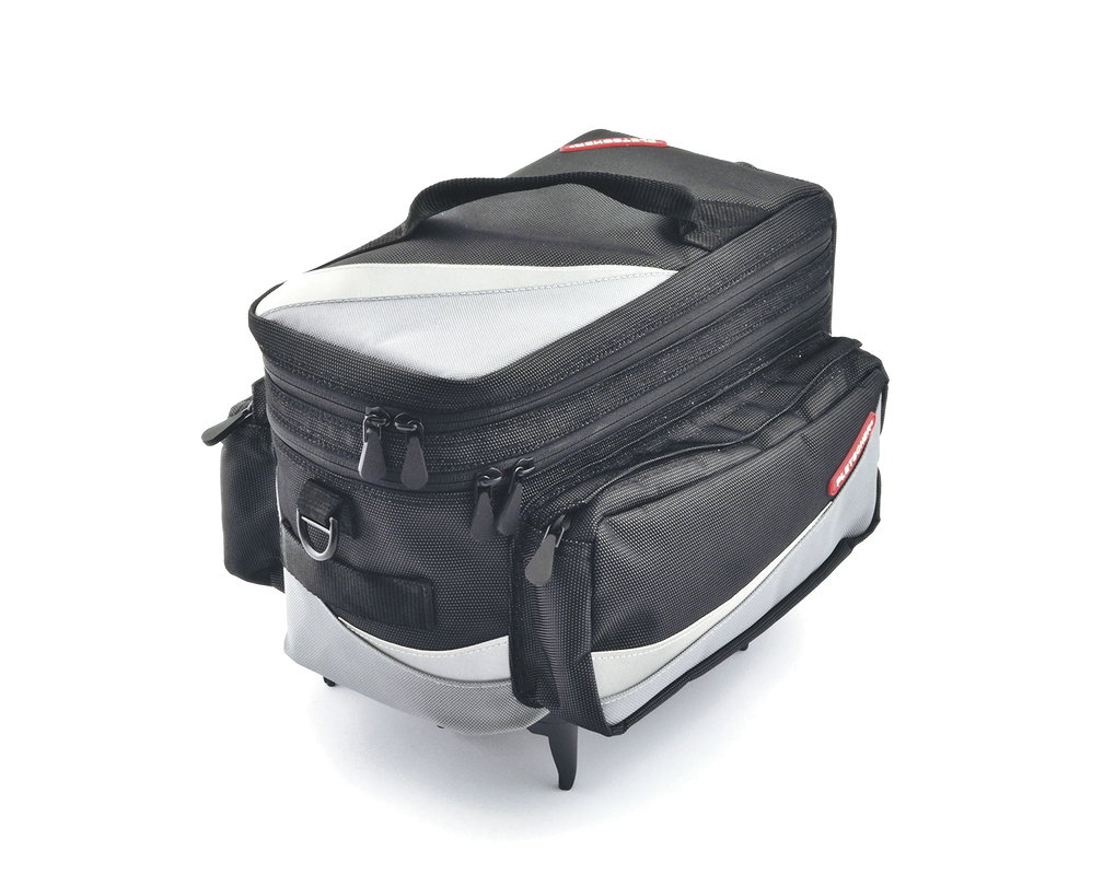 Pletscher Gepäckträgertasche Zurigo  schwarz/grau