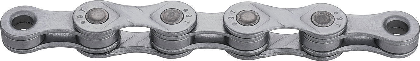 KMC E-Bike Kette e9 EPT 9-fach silber 136 Glieder, 1/2" x 11/128"