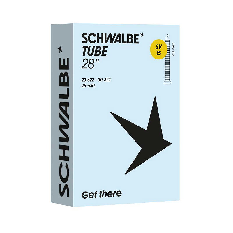 Schwalbe Fahrradschlauch SV Ventil Nr. 15 28" 60 mm 23/30-622/630