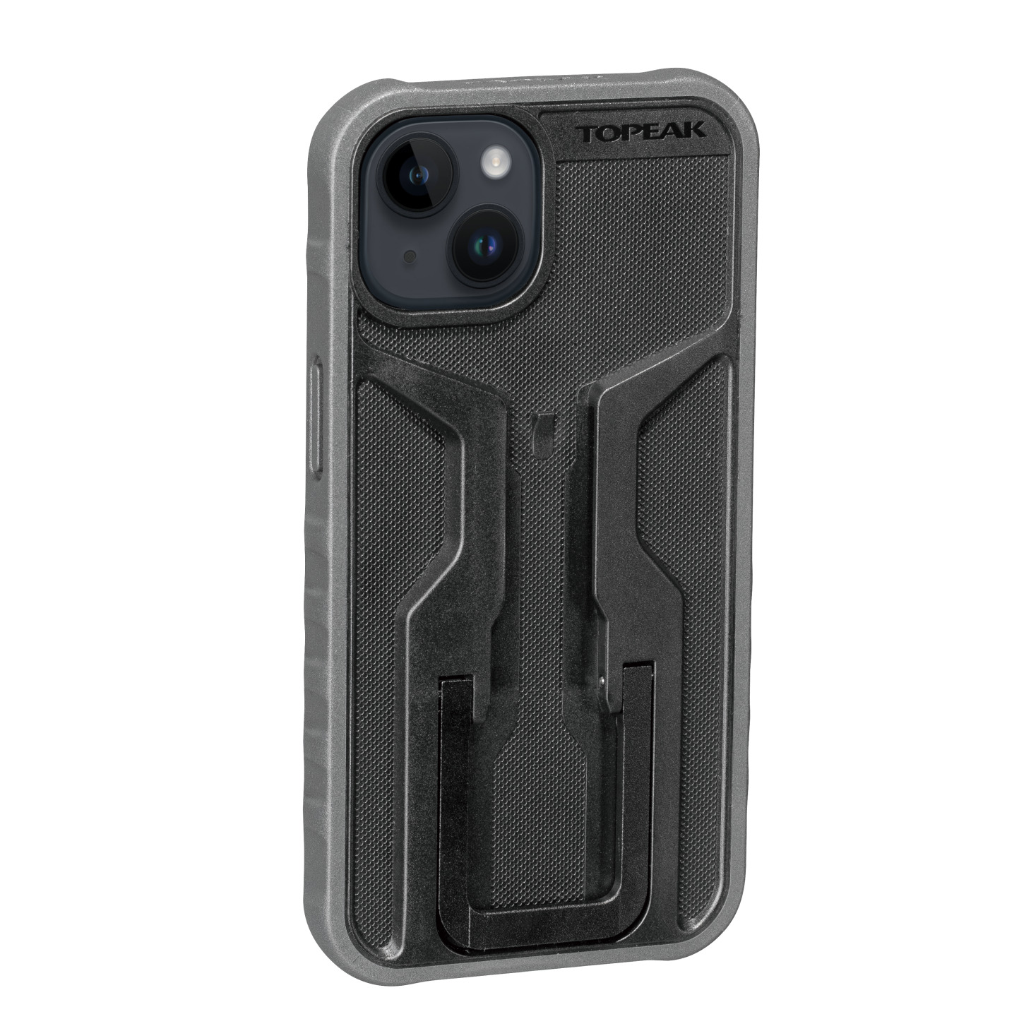 Topeak RideCase für iPhone 14, Black/Gray, mit Halter