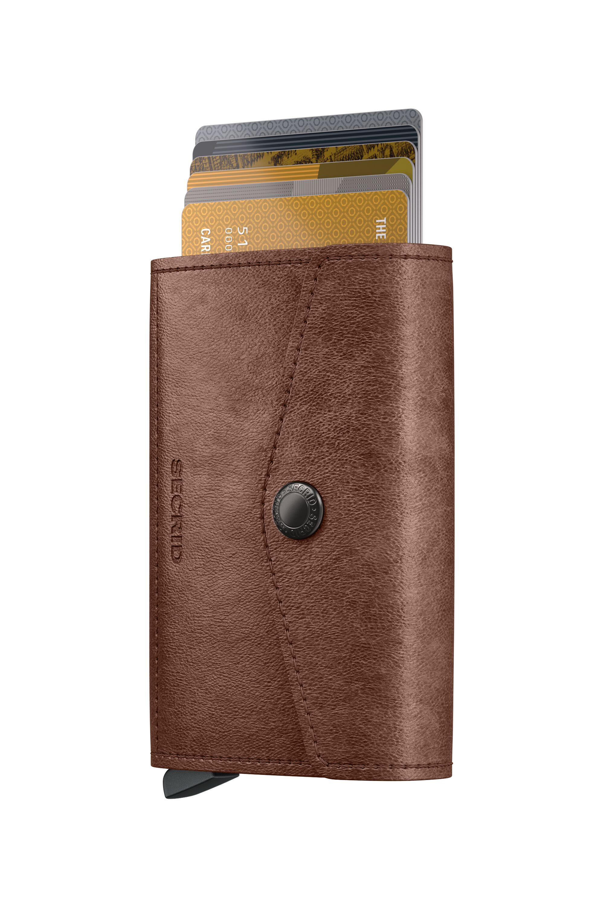 Secrid Envelope Vintage Cognac – mit Karten