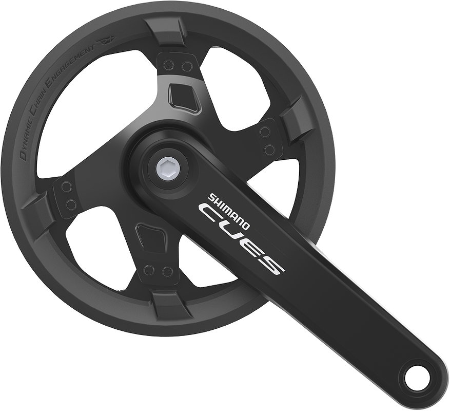 Shimano Kettenradgarnitur Cues FCU40001 4-kant 40 Zähne schwarz 175 mm EFCU40001EB0C