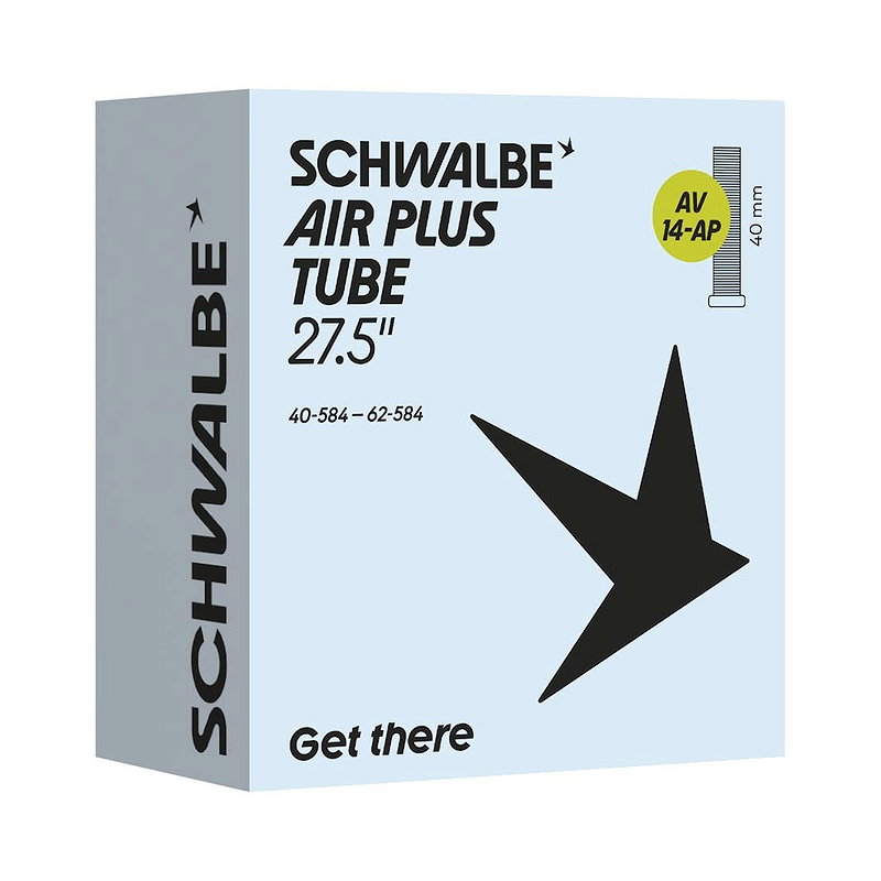 Schwalbe Fahrradschlauch Air Plus 27,5" AV 14AP 40 mm 40/62-584