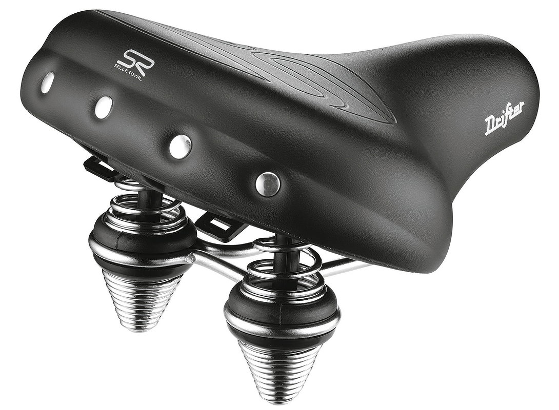Selle Royal City Sattel Drifter Strengtex Relaxed 90° schwarz L270 x B245 mm/ 1160 g Unisex